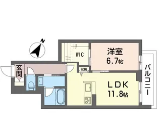 サンロード辻堂東海岸【2階】の間取り