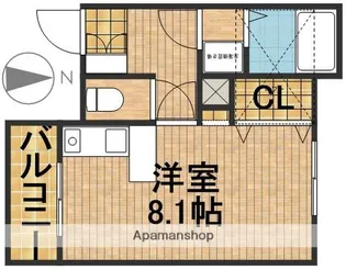 レリブ野口【3階】の間取り