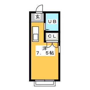 アビタ服部【1階】の間取り