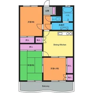 ボンメゾン小野沢【2階】の間取り