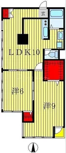 五反野コーポ【3階】の間取り