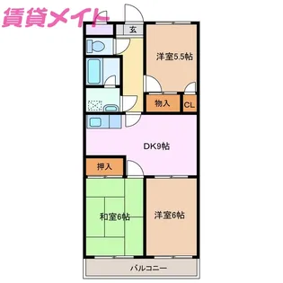 VIA SACRA II【2階】の間取り