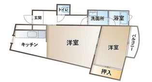 フォーラム東山【1階】の間取り