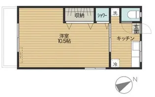 コーポ久邇【2階】の間取り