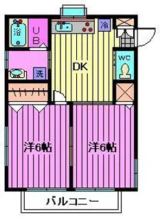 ハイツとき帆【1階】の間取り