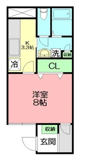 タツミビル【3階】の間取り