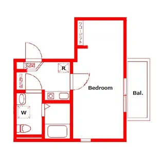 グランツ杉田【2階】の間取り