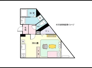 ilare源【4階】の間取り