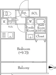 MEJIRORESIDENCE【2階】の間取り