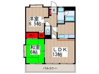メゾン吉野【2階】の間取り