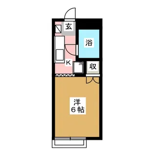 ハイムコンフォート千葉寺【2階】の間取り