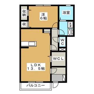 プライマリーコート F棟【1階】の間取り