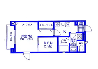 CURIOSITY B棟【1階】の間取り