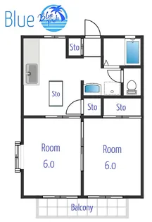 ムーリン鎌倉【1階】の間取り