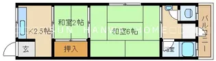 第1田中ハイツ【2階】の間取り