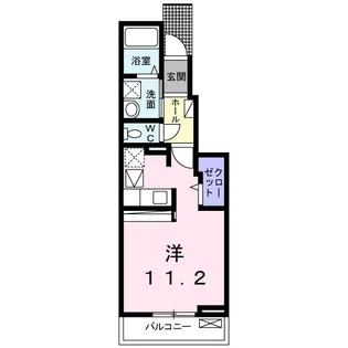グレイスヴィオラ【1階】の間取り