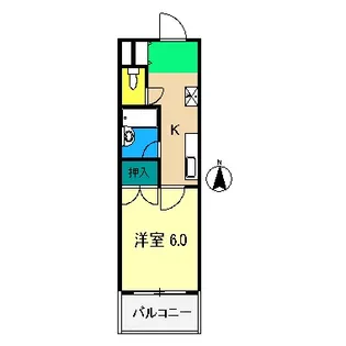 荒川ハイツ【3階】の間取り
