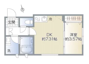 CS GARDEN 秋津 II【2階】の間取り