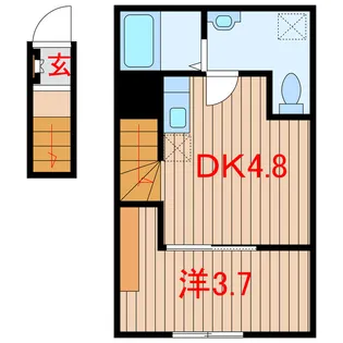 丘の上のルーチェ【2階】の間取り