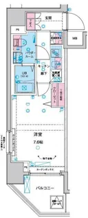 ジェノヴィア東日暮里グリーンヴェール【4階】の間取り