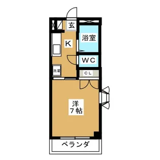 アルビオン【1階】の間取り