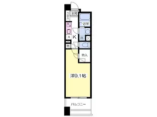 グランルージュ北一番丁【3階】の間取り