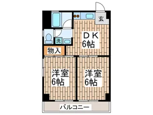エスペランス金子【4階】の間取り