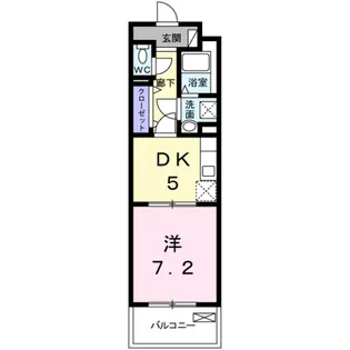 ヴィラ デュース【3階】の間取り