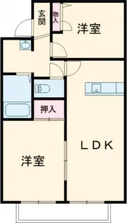 メゾンこもれ陽【2階】の間取り