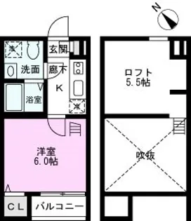 マツドブランカ【2階】の間取り