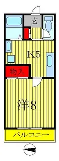フリーデ2【2階】の間取り