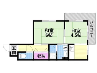 シャトーMO【1階】の間取り