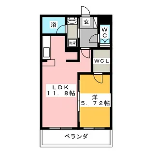 サンフォレスタ湘南【5階】の間取り