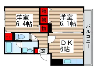 T.Kファミリア【1階】の間取り
