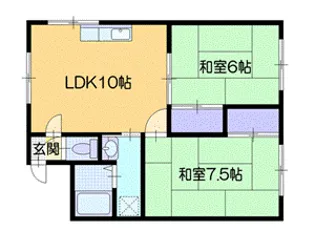 ネクサス長橋【1階】の間取り