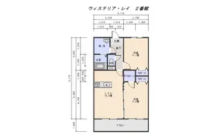 ウィステリア・レイ2番館【2階】の間取り