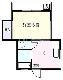 メゾン弥生【2階】の間取り