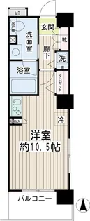 エクセル川崎WEST【9階】の間取り