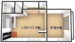 ハイツタツミ【1階】の間取り