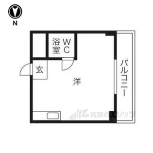 グローリア高井田【6階】の間取り