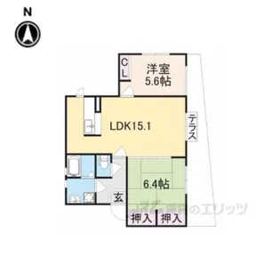 エフ・メゾン・D【2階】の間取り
