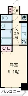 フォーシーズン開成山公園【12階】の間取り