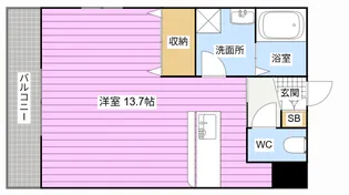 グランストーク篠ケ瀬【2階】の間取り