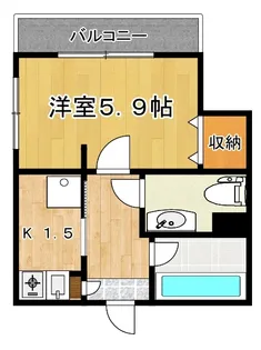 クレスト46【1階】の間取り