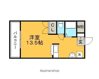 ピュアハウス【4階】の間取り