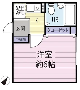 寿ハイツ【1階】の間取り