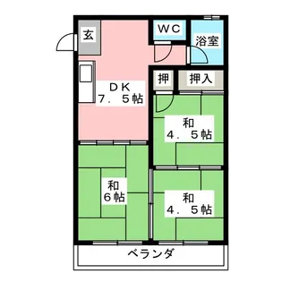 コーポブロード【1階】の間取り