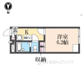 レオパレス秀【2階】の間取り