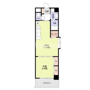 サクシード南森町【5階】の間取り