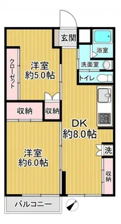 久我山コーポラス【5階】の間取り